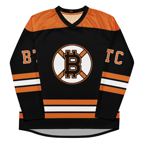 Bitcoin Jersey - Hockey Jersey - Bitcoin Merchandise - BTC Merch