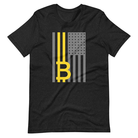 Bitcoin Shirt - American Flag - Bitcoin - Crypto