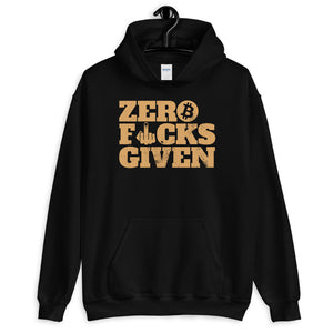 Vintage Zero Fucks Given Bitcoin Hoodie - Zero F**ks Given Hoodie - Bitcoin Apparel - Bitcoin Clothing - Bitcoin Merchandise