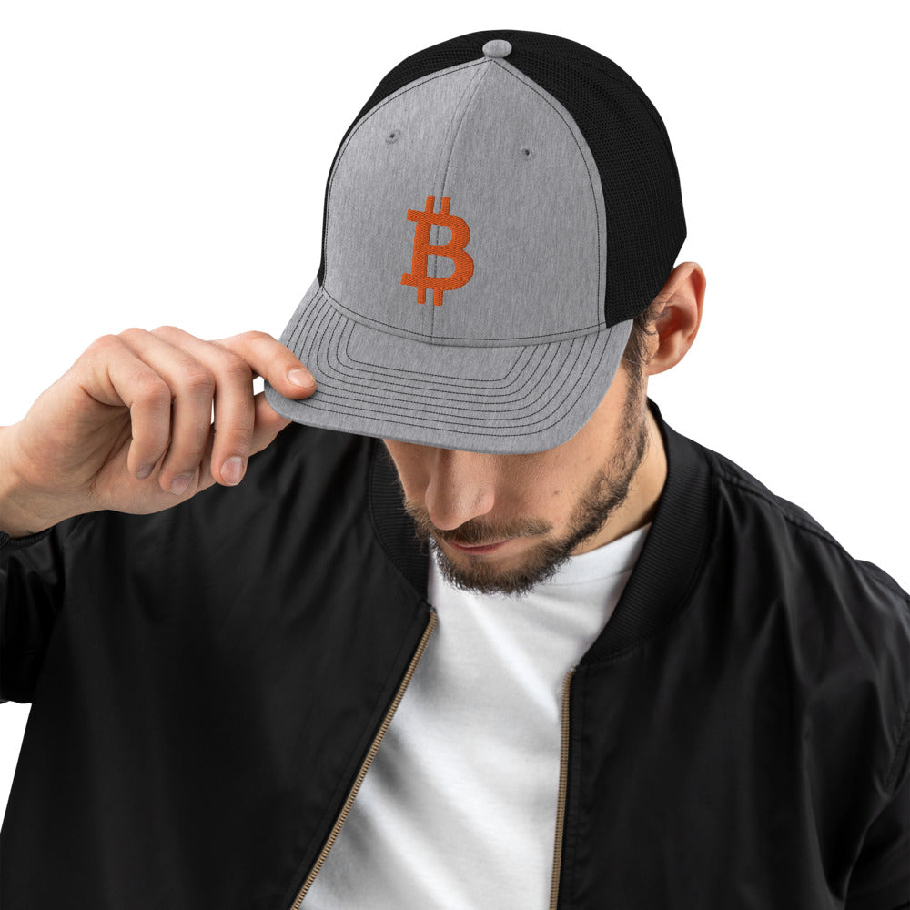 BTC Trucker Cap - Bitcoin Hat - Bitcoin Merch