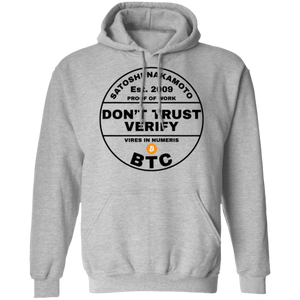 Bitcoin Hoodie Don't Trust Verify