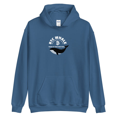 Bitcoin Whale Hoodie - Bitcoin Merch - Bitcoin Sweatshirt