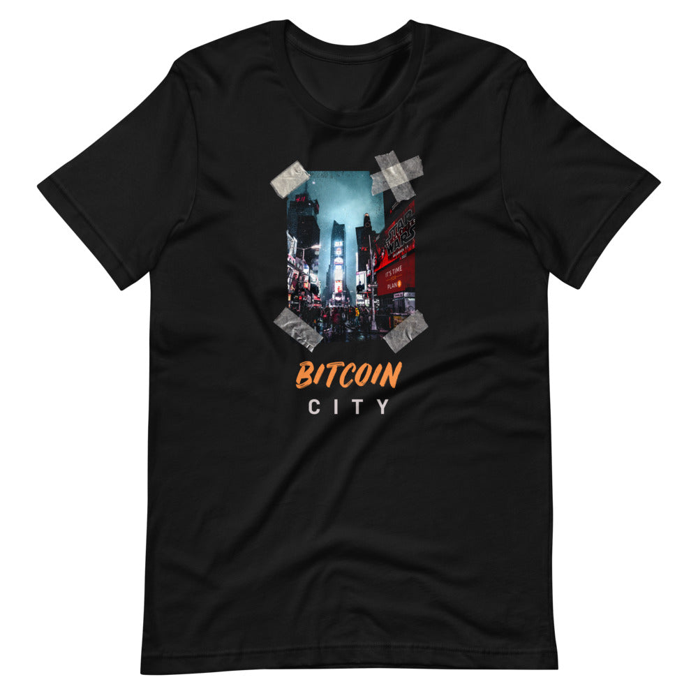 Vintage Bitcoin City BTC Hodl Unisex T-Shirt