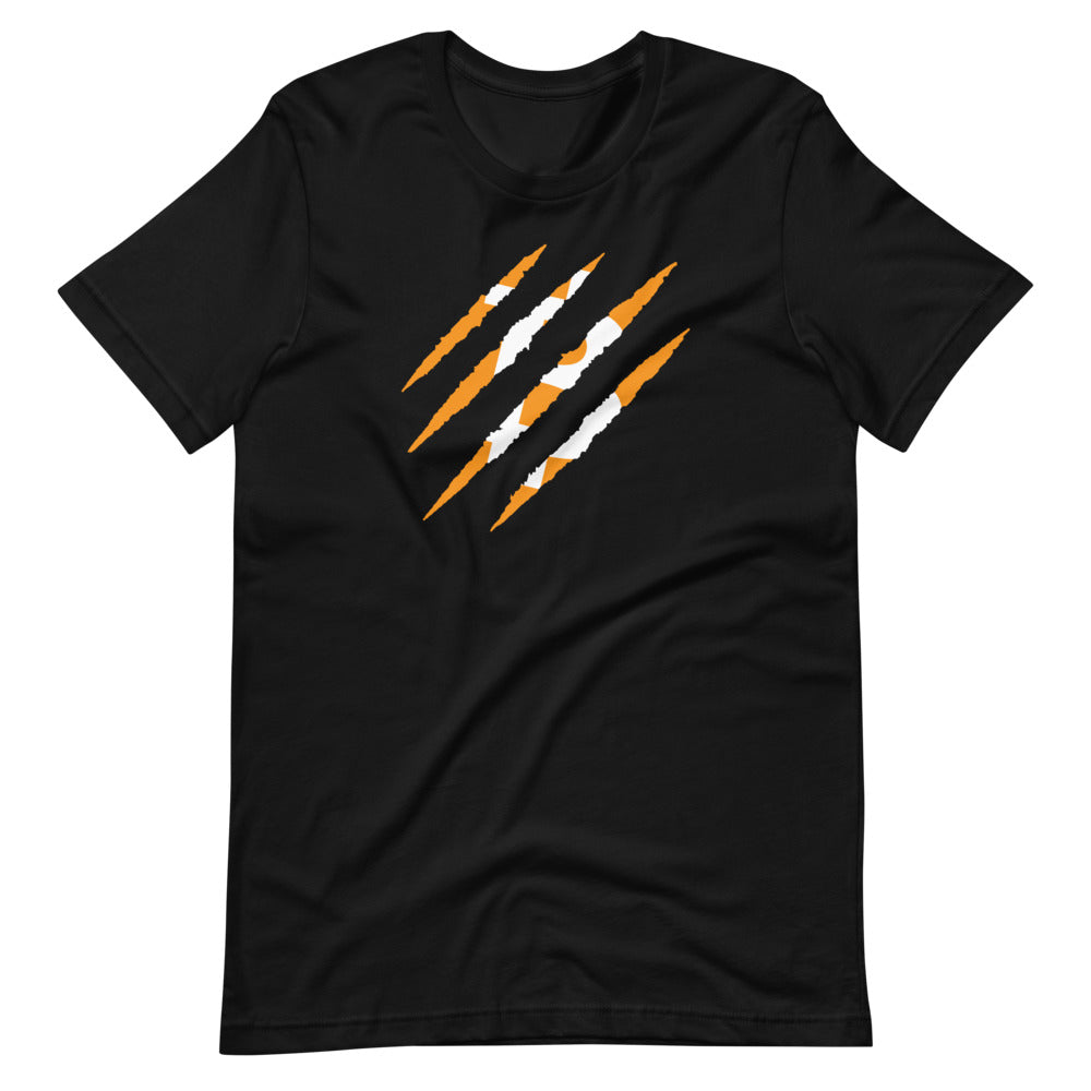 BTC Tiger Claw Unisex Bitcoin T-Shirt