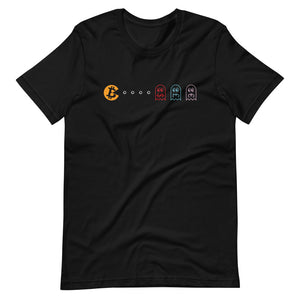 BTC Pacman Unisex T-Shirt - Bitcoin Shirt - Bitcoin Merch