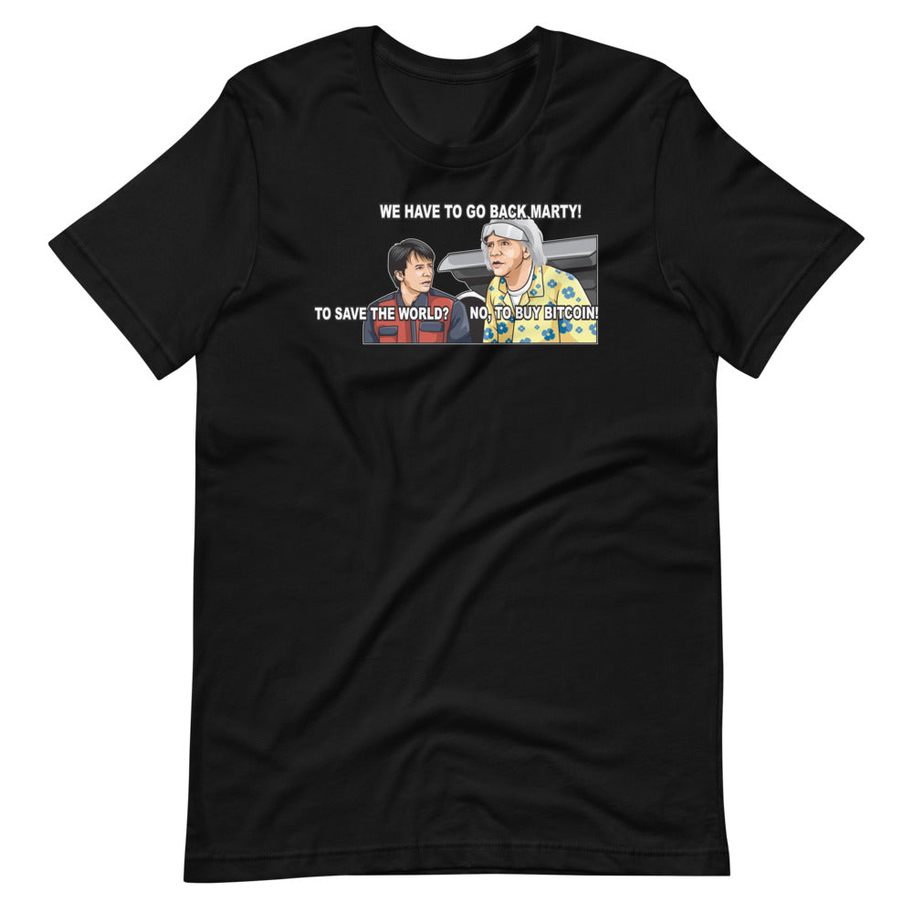 Back To The Future BTC Hodlers T-Shirt - Bitcoin Shirt - Bitcoin Clothing