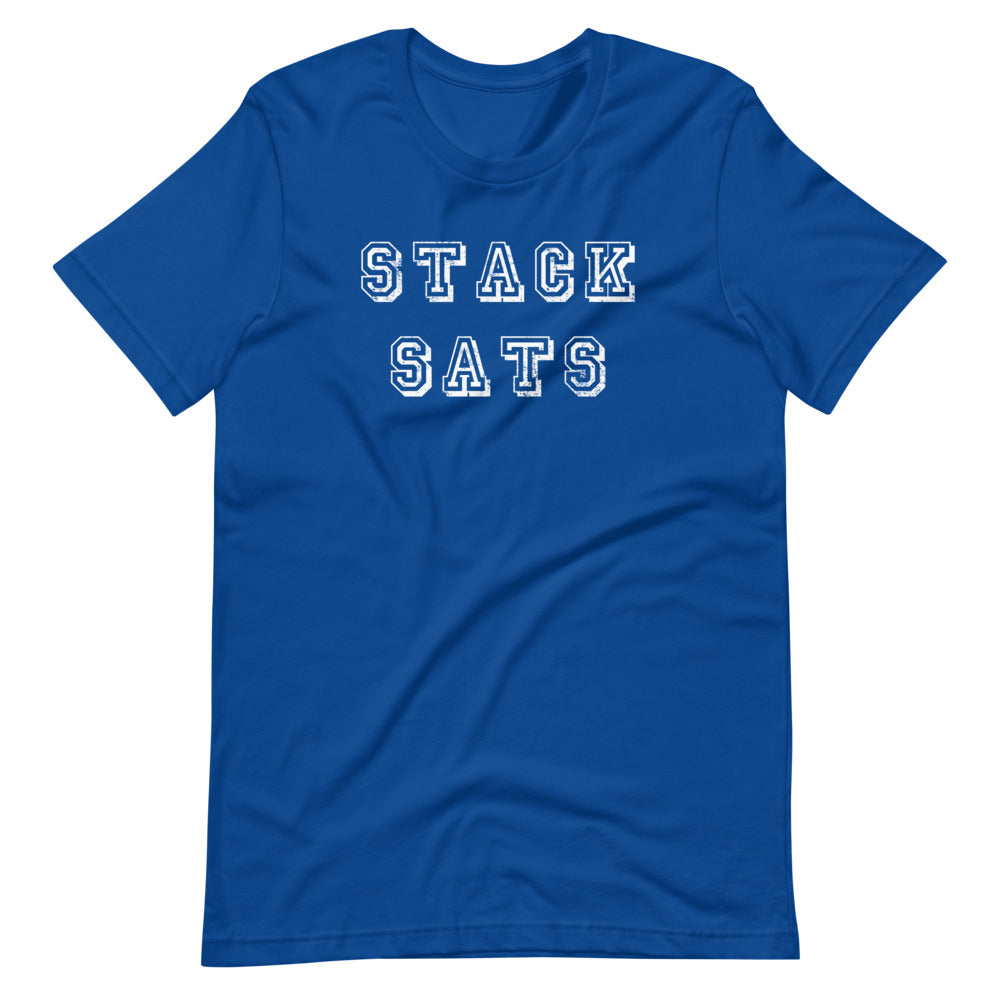 Stack Sats Everyday T-Shirt | Front and back design