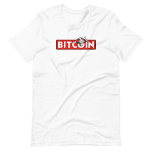 Anonymous Rich Uncle Pennybags Unisex Bitcoin T-Shirt - Bitcoin Merch - BTC