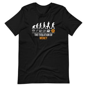 The Evolution Of Money Bitcoin T-Shirt - Bitcoin Merch - Bitcoin Clothing