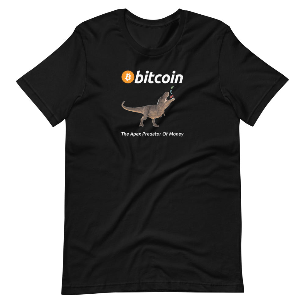 Bitcoin T-Shirt Apex Predator Of Money - Bitcoin Clothing - Bitcoin Merch