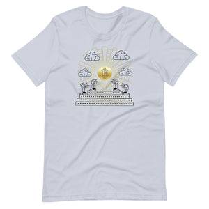 New Golden Mayan Sun T-Shirt - Bitcoin Merchandise - Bitcoin Clothing
