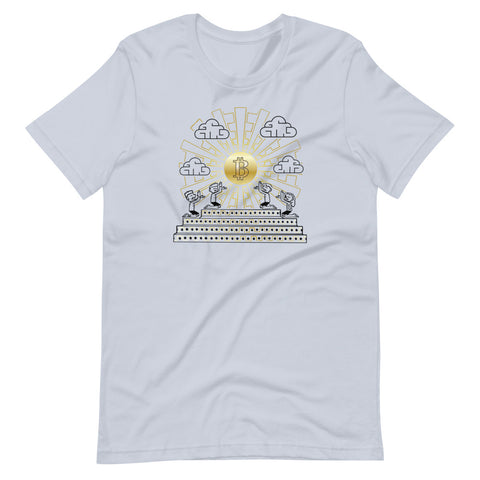 New Golden Mayan Sun T-Shirt - Bitcoin Merchandise - Bitcoin Clothing