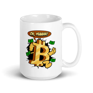 Kool Bitcoin White Glossy Mug - 15 oz.